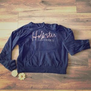 🌅 HOLLISTER BLUE HOODIE 💙